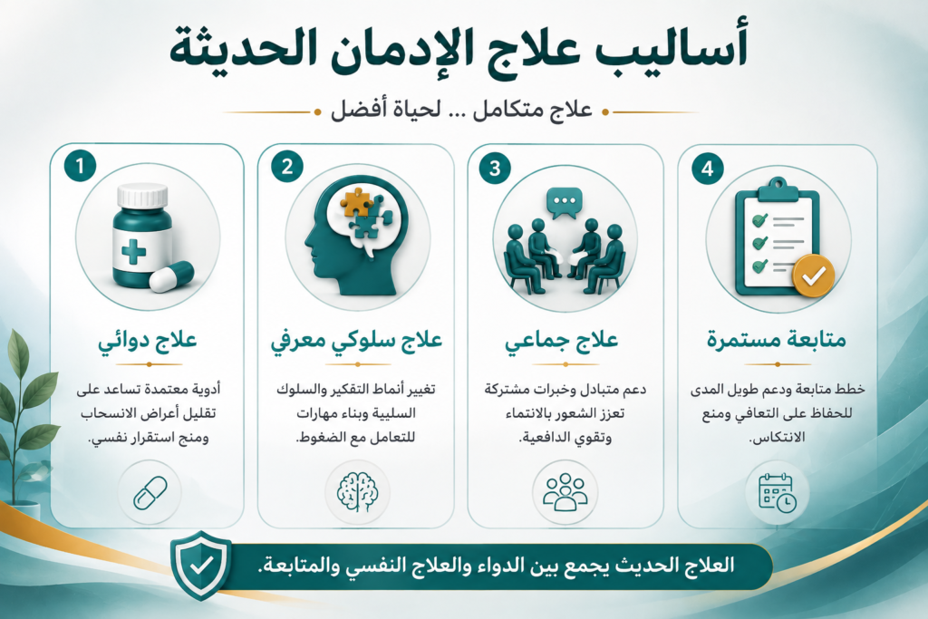أحدث أساليب وطرق علاج الإدمان